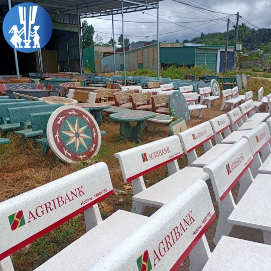 Ghế Đá Sân Vườn Đẹp 