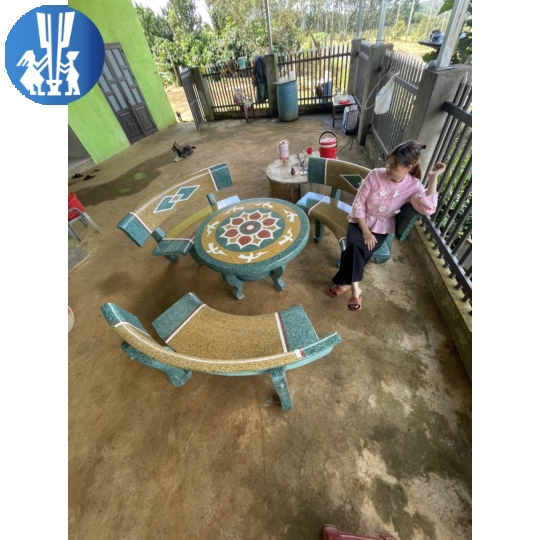 Mẫu Bàn Ghế Đá Ngoài Trời Đẹp